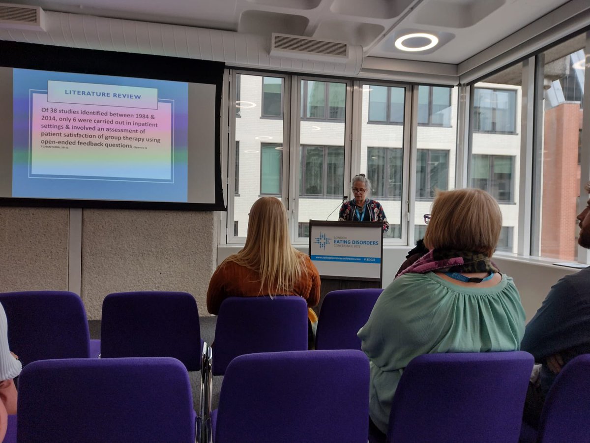 CornwallEds's tweet photo. “Should I stay or should I go?”- A great workshop currently underway exploring what makes a good group experience. Presented by Chantal Bailie and Bertie Scott from the Cornwall Eating Disorders Service #LEDC22 https://t.co/rdnmtrVQje