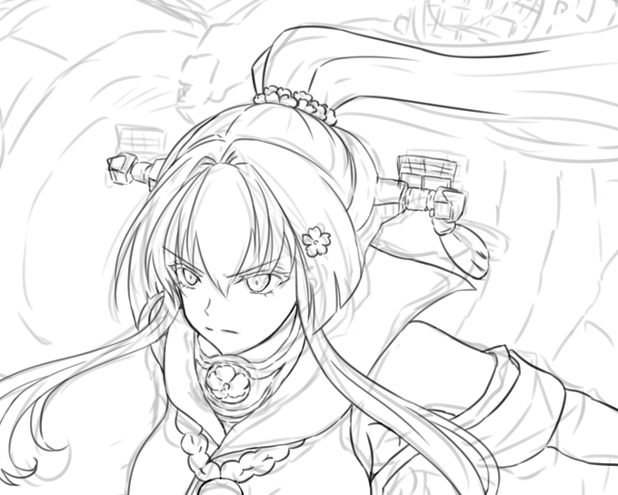 依頼の準備(艤装の理解)のため清書始めた 