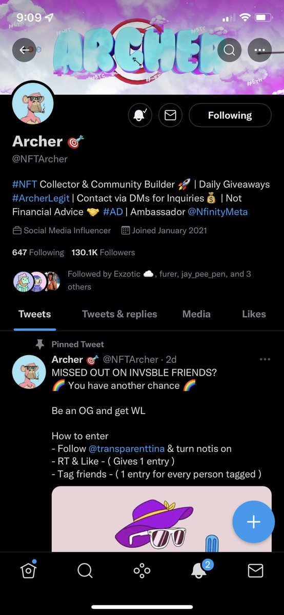AleksNFTeth's tweet photo. @NFTArcher Done https://t.co/BxH5QEnhSS