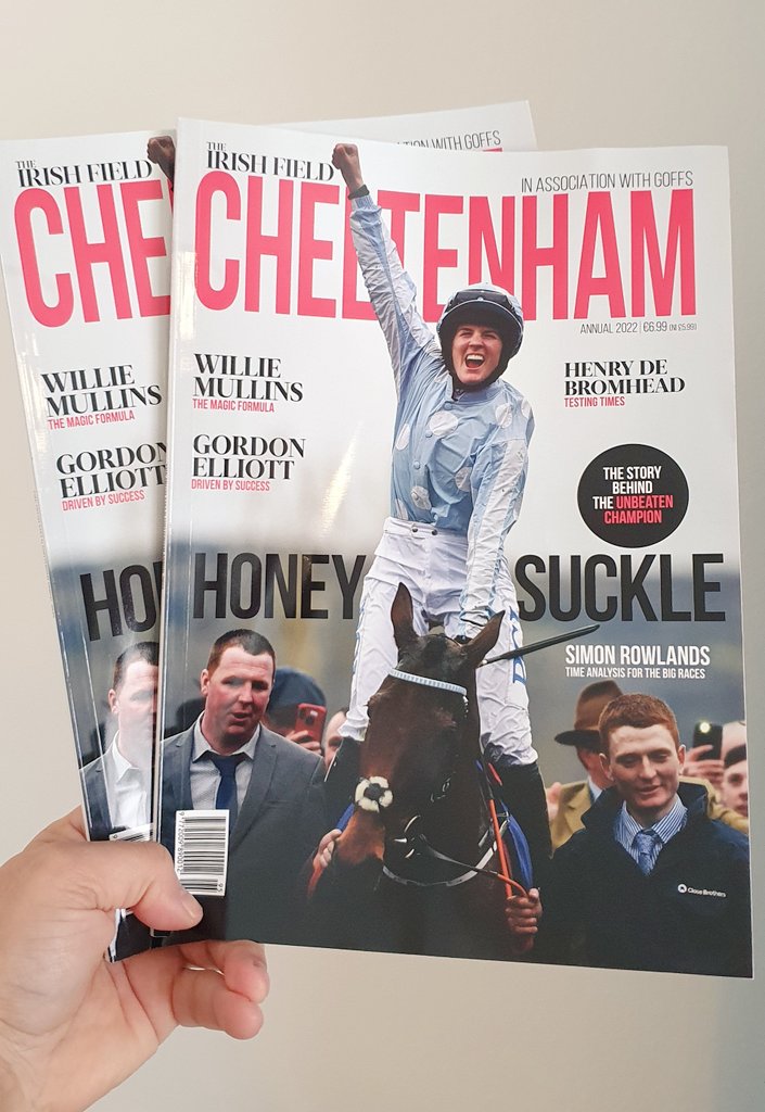 🇮🇪 I've kindly been given another two copies of the <a href="/TheIrishField/">The Irish Field</a> Cheltenham preview magazine 

To Win: 👇 
1️⃣ RT This Tweet
2️⃣ Follow <a href="/TheIrishField/">The Irish Field</a>

Winners announced at 10pm ✅

#Cheltenhamfestival 🏆
