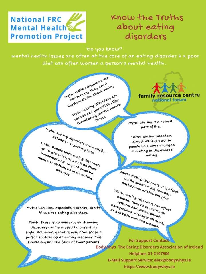 Today starts the beginning of EATING DISORDERS AWARENESS WEEK 2022: 28 FEBRUARY – 6 MARCH. Click on the link below for events and information. #EDAW2022 #bodywhys
bodywhys.ie/eating-disorde…