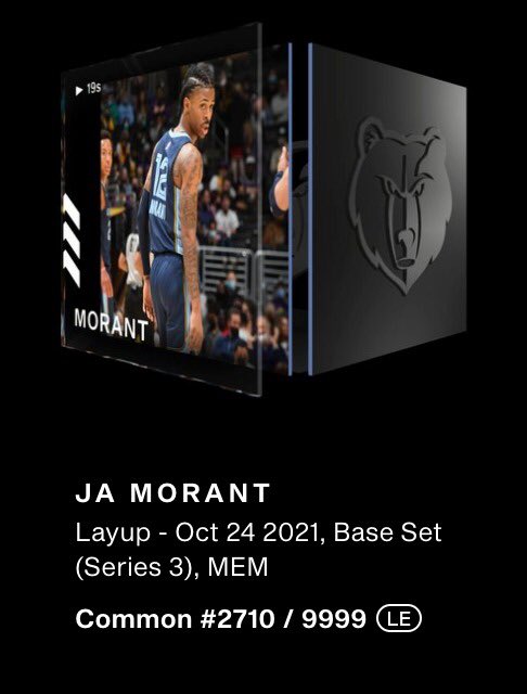 Genuine giveaway as a thanks for the warm welcome with my All Day content 🙌🏻✅

- Must follow my account here (I post genuine thoughts and movements on All Day)
- RT this post
- Tag a friend in the comments 

I’ll gift this Ja Morant Top Shot moment to one of you in 48 hours ❤️