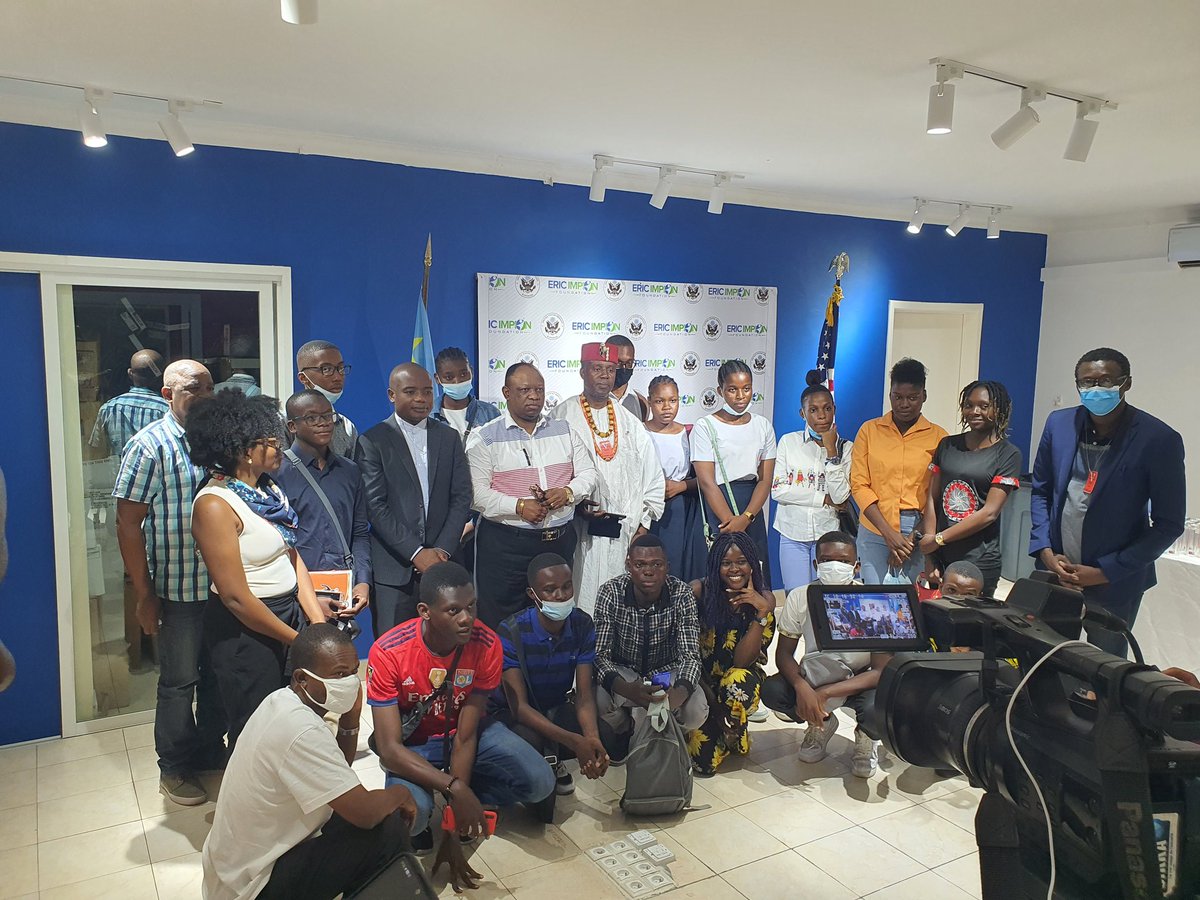 access_drc's tweet photo. “No matter where you come from, your culture and identity must be cherished and protected." Congolese high school ACCESS students and American students from SC learned the importance of honoring their heritage from Congolese traditional leaders during our 2 day #BlackHistoryMonth https://t.co/BO3tmd26Dy