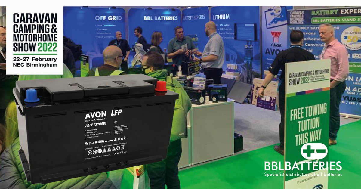 bblbatteries's tweet photo. Thanks to everyone who visited us at the Caravan, Camping and Motorhome show! We look forward to seeing you all again soon! 

#BBLBatteries #motorhome #caravan #vanlife #homeiswhereyouparkit #NEC #CCMShow #BBL50 https://t.co/un3zn3X8JW