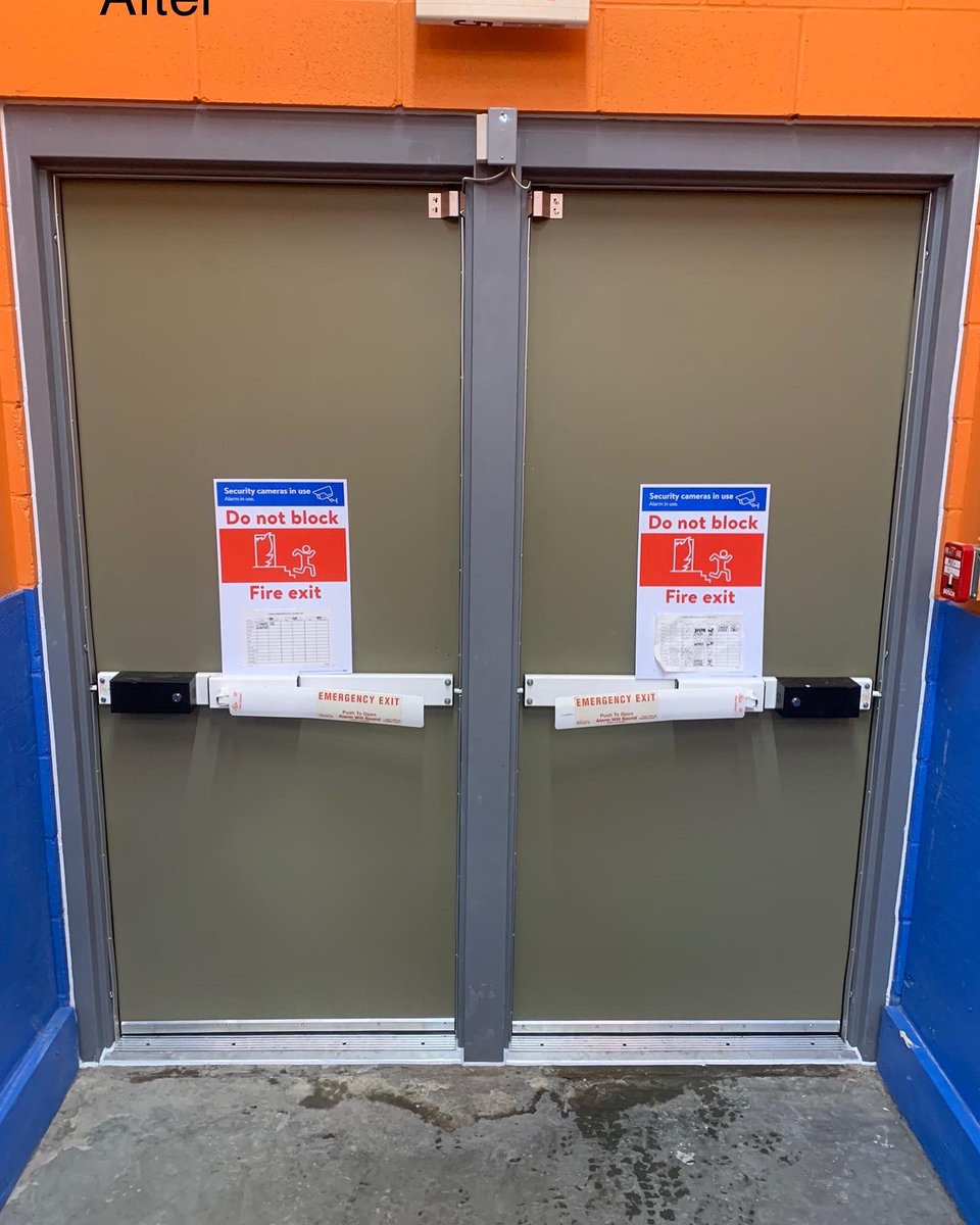 Man Door Replacement Before &amp; After