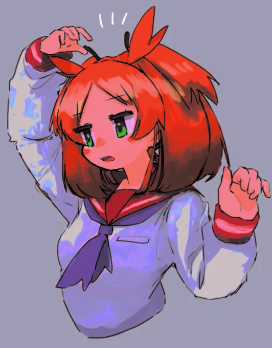 Twitterに絵をあげた後に色んな感じに色調整して遊ぶの楽しい 