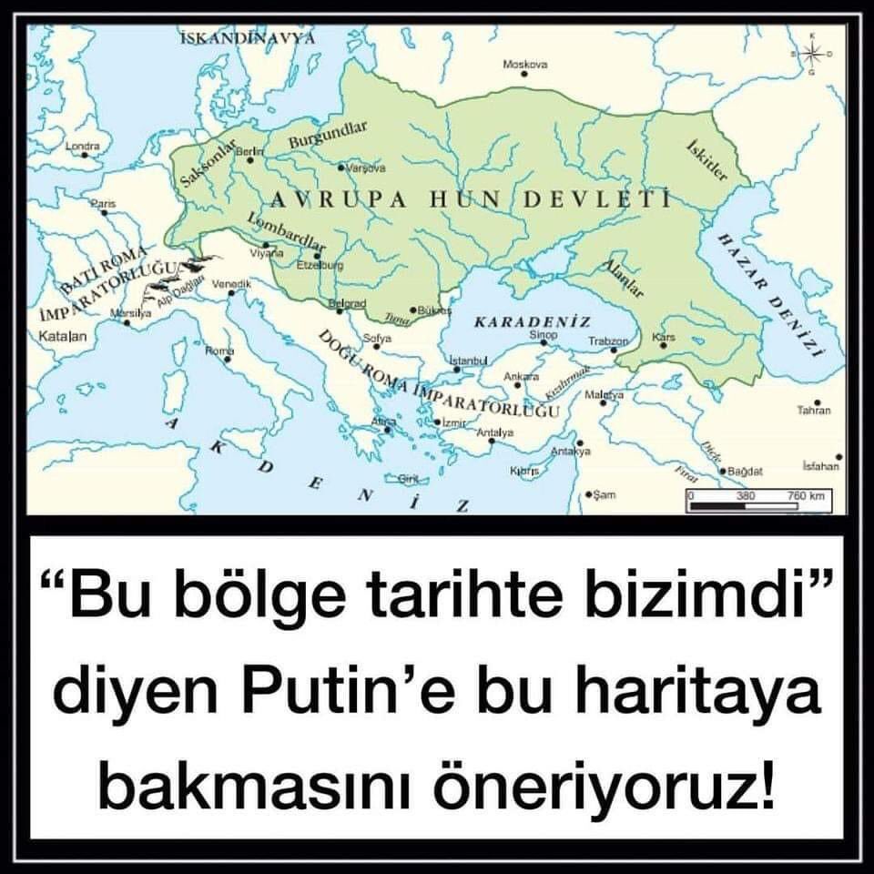 Birisi #Putin Bey’e bu haritayı göstersin...