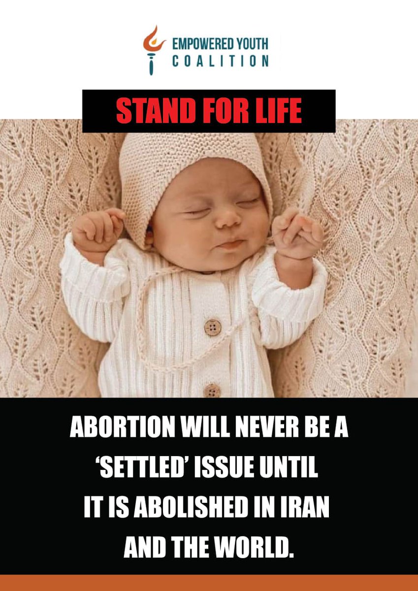 youth_eyc's tweet photo. Life of innocent unborn babies deserves respect, and protection. We appeal to governments across the world moresaw @Iran government to stand for life; defend, promote and protect it from conception until natural death.
#standforlife #protectiran
@StudentsforLife @40daysatlanta https://t.co/B5fw7cYaaB