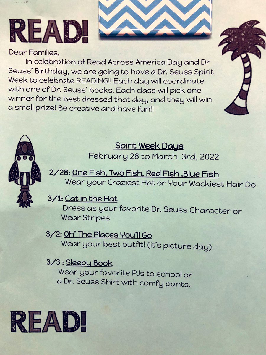 mrspohl1's tweet image. Starting off #PRESSpiritWeek &amp;amp; #ReadAcrossAmericaWeek right! 
♥️📚💙📚💛 Our first classroom winner is Cayson! @USD449