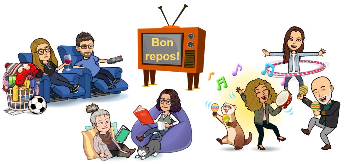 Il est maintenant temps, chers enseignantes et enseignants, de prendre une pause et de penser à vous ! Bonne semaine de relâche de la part de vos CP TIC!