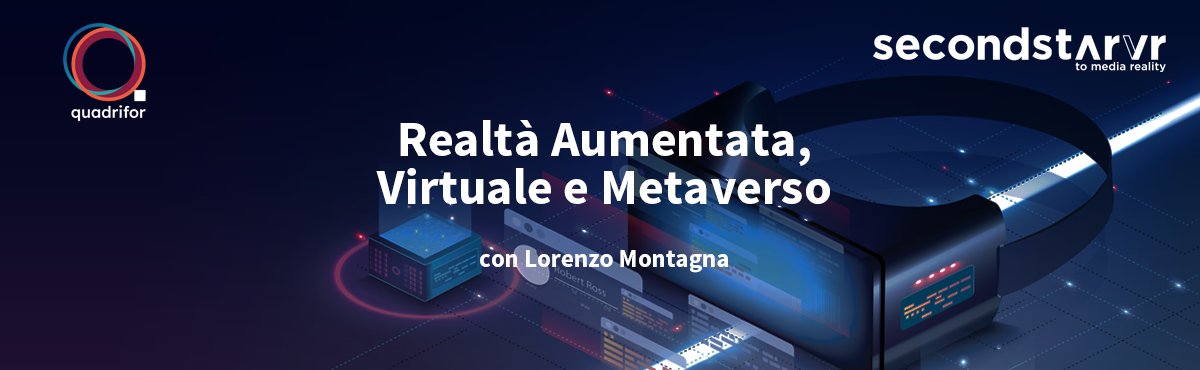 #Metaverso 
Ne parla <a href="/Secondstarvr/">Lorenzo Montagna</a> su #QNEWS
news.quadrifor.it/Dai_partner/Me… #Quadrifor