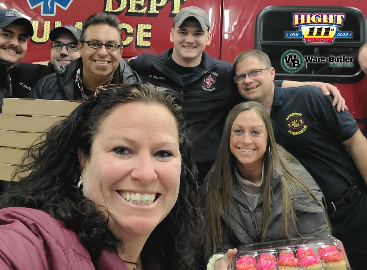 WareButler's tweet photo. Since Valentine's Day, we've been showing the love to our local first responders. Thank you for all that you do! @augustamepolice, Augusta #Maine Fire Department, Oakland Me Police Department, Gardiner ME Fire Department 🥰 https://t.co/XZLaD8C3WY