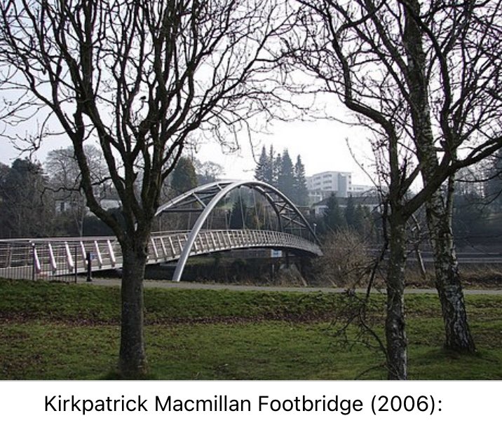 cookster101's tweet photo. 947. Troqueer, Kirkcudbrightshire. A former village now absorbed as a suburb into the town of Dumfries. Roughly translates as โfarm on the river bendโ. The Kirkpatrick Macmillan footbridge was built in 2006. #troqueer #oddlynamedvillages https://t.co/eTJt8cUKej
