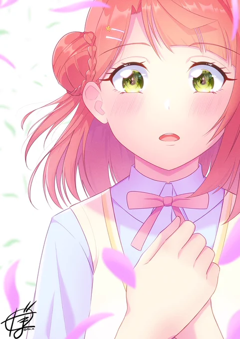 歩夢ちゃんお誕生日おめでとう!
(だいぶ前のイラスト再掲です)

#上原歩夢生誕祭2022 
#上原歩夢誕生祭2022 