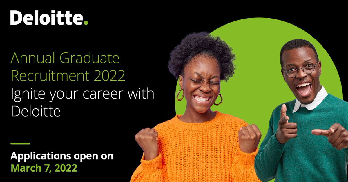 Applications for our graduate opportunities open on 7th March! Stay tuned to learn more about what we do and where a career with Deloitte can take you.
#ImpactThatMatters #JoinDeloitteEA