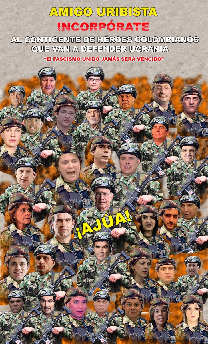 #ElPeonDelMal son todos los Uribistas que han venido destruyendo la democracia y las instituciones en Colombia, le encanta la guerra pero con hijos ajenos.