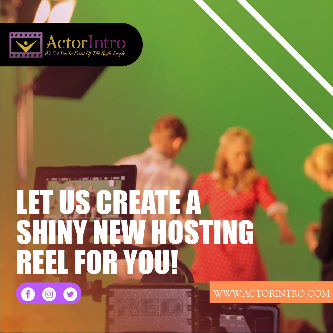 Hosting reels are simple to create and may accurately represent your talents and attractiveness as a host. They can be shot in our studio using green screen technology. For more Information contact us. 

#movies #actorslife #actorstudio #castingdirector #acting