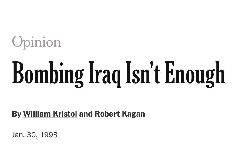 Imagine if The New York Times ran an op-ed urging Russia to bomb Ukraine. It’s inconceivable. Yet the publication never hesitates to give a voice to those urging the US to bomb other countries:
