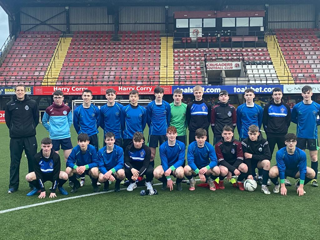 A massive well done to our U16 soccer team after they booked their place in the School's Cup Final today!
The boys dug deep against a very strong Holy Cross College side to win 4-2 after extra-time.
Goalscorers were Charlie Donnelly, Callum Daly, Tom Pap-Gavin and Sean Broderick.