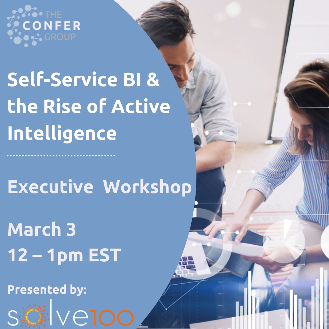 Join @Solve_100 and your peers in #ITleaderhip this Thursday for the final installment of our Modern #DataAnalytics executive workshop series.

theconfergroup.com/modern-data-an…

#businessintelligence #cio