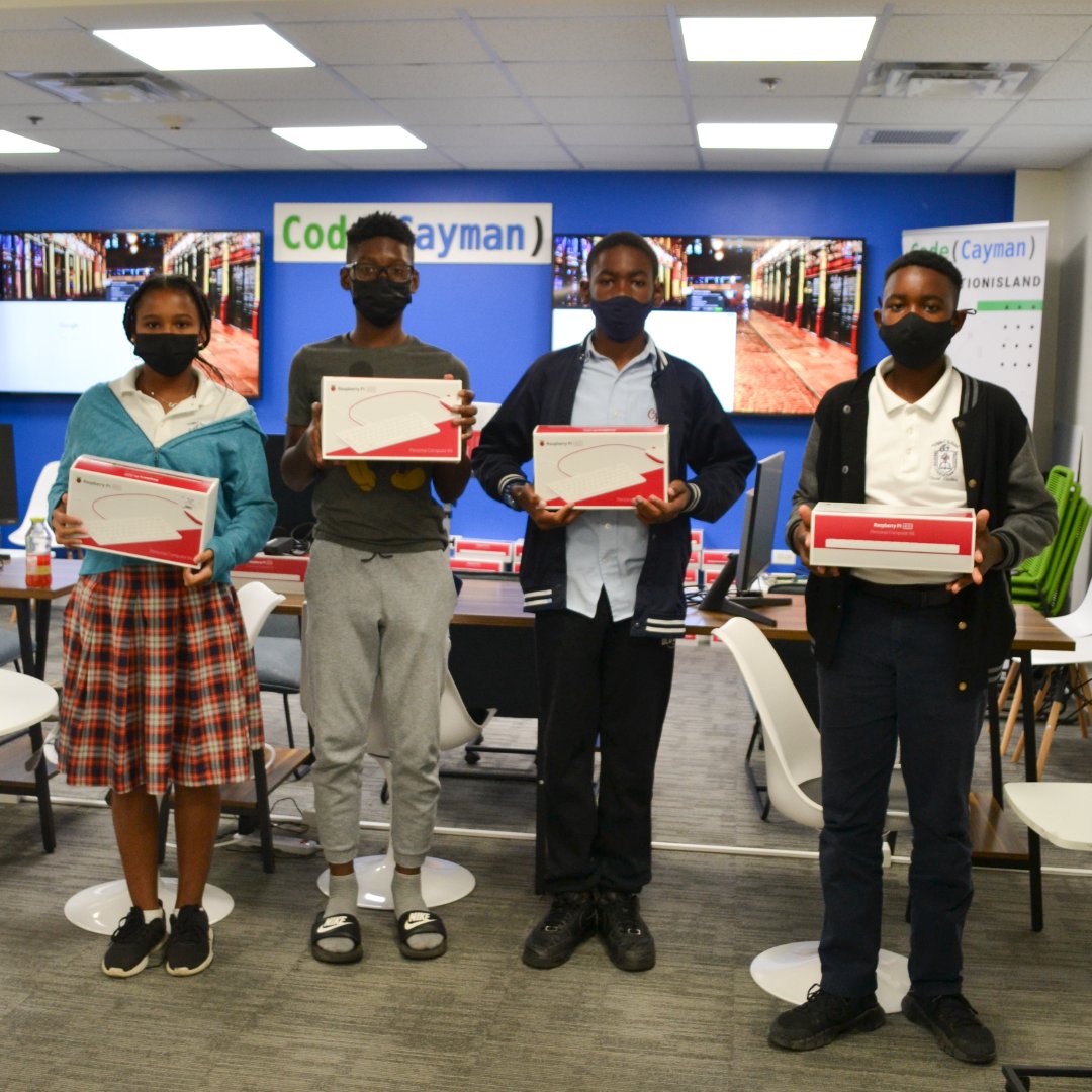 codecaymanorg's tweet photo. Our Youth.Code(Cayman) programme kicked off last week! All participants of this programme receive a Raspberry Pi, a complete personal computer built into a compact keyboard, to assist them in their learning. 🤩
#codecayman #innovationnation #youthcode #kidswhocode #coding https://t.co/u6VmpcU0e7