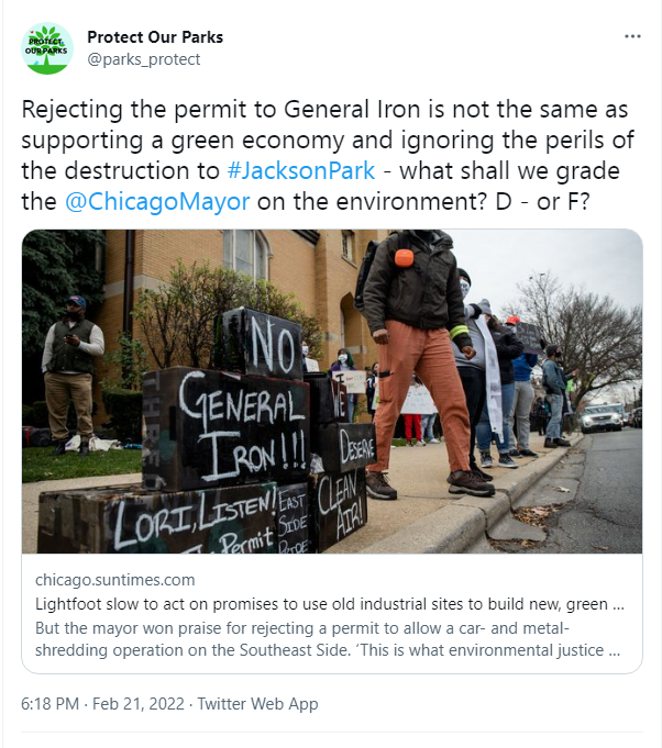 SSideRecycling's tweet photo. And what does @chicagosmayor get for this decision other than lost jobs, reduced recycling capacity, and valuable resources being buried in landfills? Credit and support from those who pressured her into this baseless decision? Doesn't appear so... https://t.co/D6WHsCNhFp