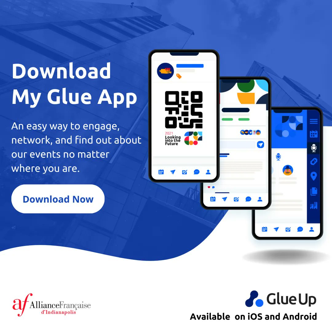 AFIndianapolis on X: DOWNLOAD MY GLUE APP to stay connected! Starting our  AF Indy activities soon, so download @Glue_Up to keep up-to-date with  events, registration, payment, event entry and reminders. Get the