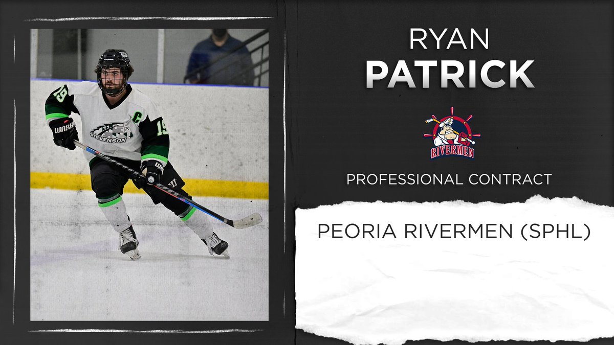Congratulations to Stevenson (<a href="/SUMustanghky/">Stevenson University Men's Hockey</a>) senior captain Ryan Patrick for signing and debuting with the Peoria Rivermen of the Southern Professional Hockey League (SPHL)!

#d3hky #MAChky #StangNation 

📰: gomustangsports.com/sports/mice/20…