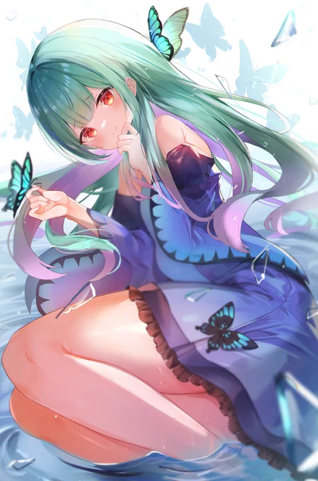 #潤羽るしあ #絵クロマンサー 
ありがとう🦋 