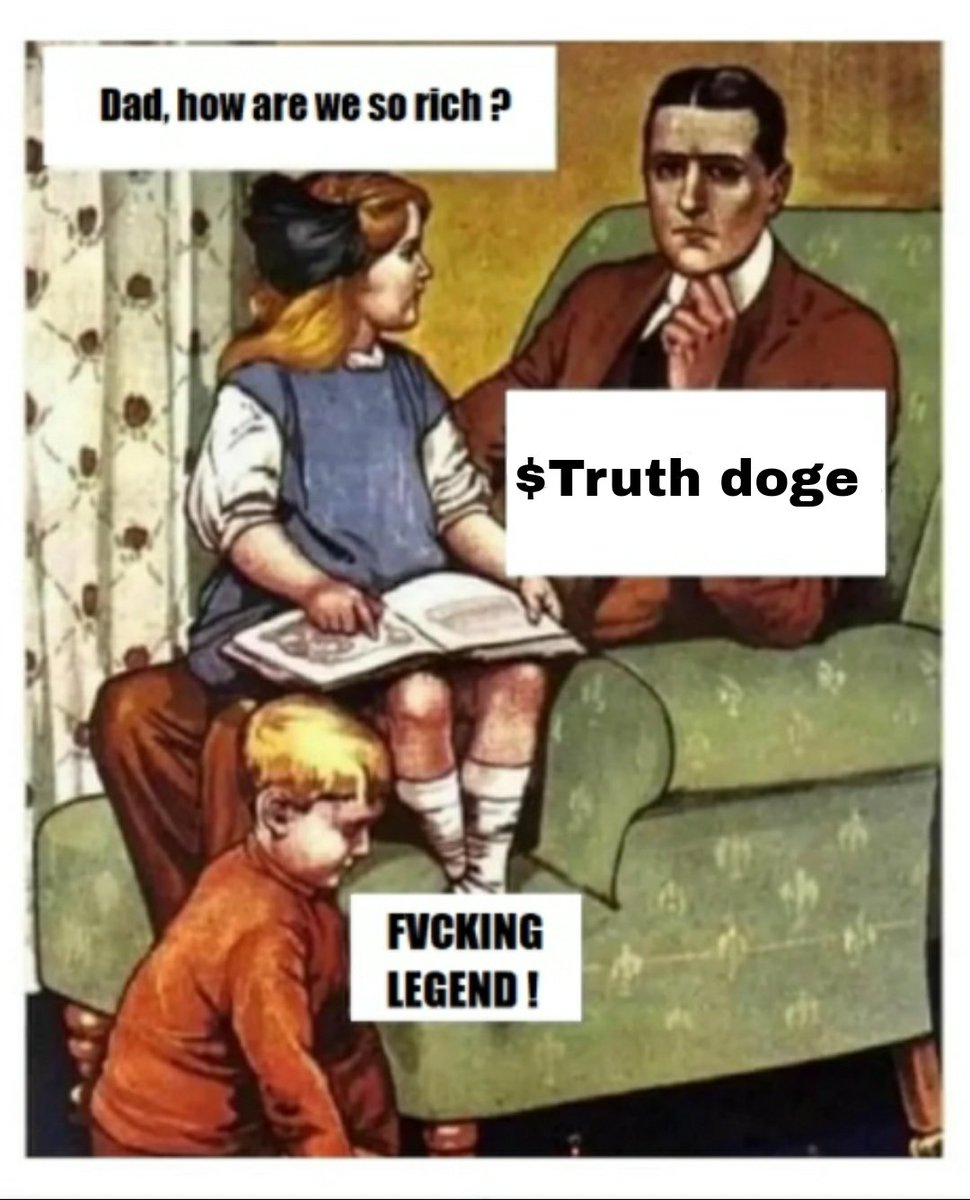 z1dn11x's tweet photo. when my son will ask.
#Truthdoge $TDOGE
@TRUTHDOGE_
#MemeContest make me rich toπ https://t.co/ayZ3r4pjDI