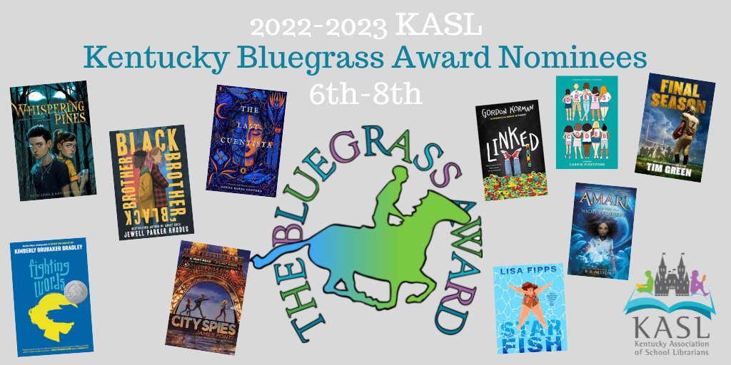 2022-2023 6-8 KBA Nominees

<a href="/bbalston/"></a>
<a href="/jewell_p_rhodes/">Dr. Jewell Parker Rhodes</a>
<a href="/JamesPonti/">James Ponti</a>
@CLLFirestone
<a href="/timgreenbooks/">Tim Green</a>
<a href="/gordonkorman/">Gordon korman</a>
<a href="/AuthorLisaFipps/">Author Lisa Fipps</a>
@dbhiguera
@HiDLang
<a href="/ktbartkowski/">Kati Bartkowski</a>

<a href="/KASL_Librarians/">KASL</a>