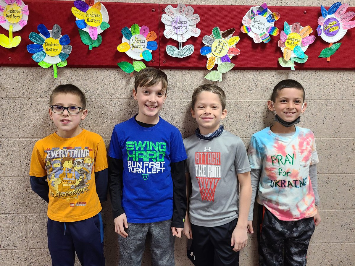 MrsPatyksclass's tweet photo. Check out the positive messages on our shirts! 💙 #kenstoninspired https://t.co/mp422O1xb0