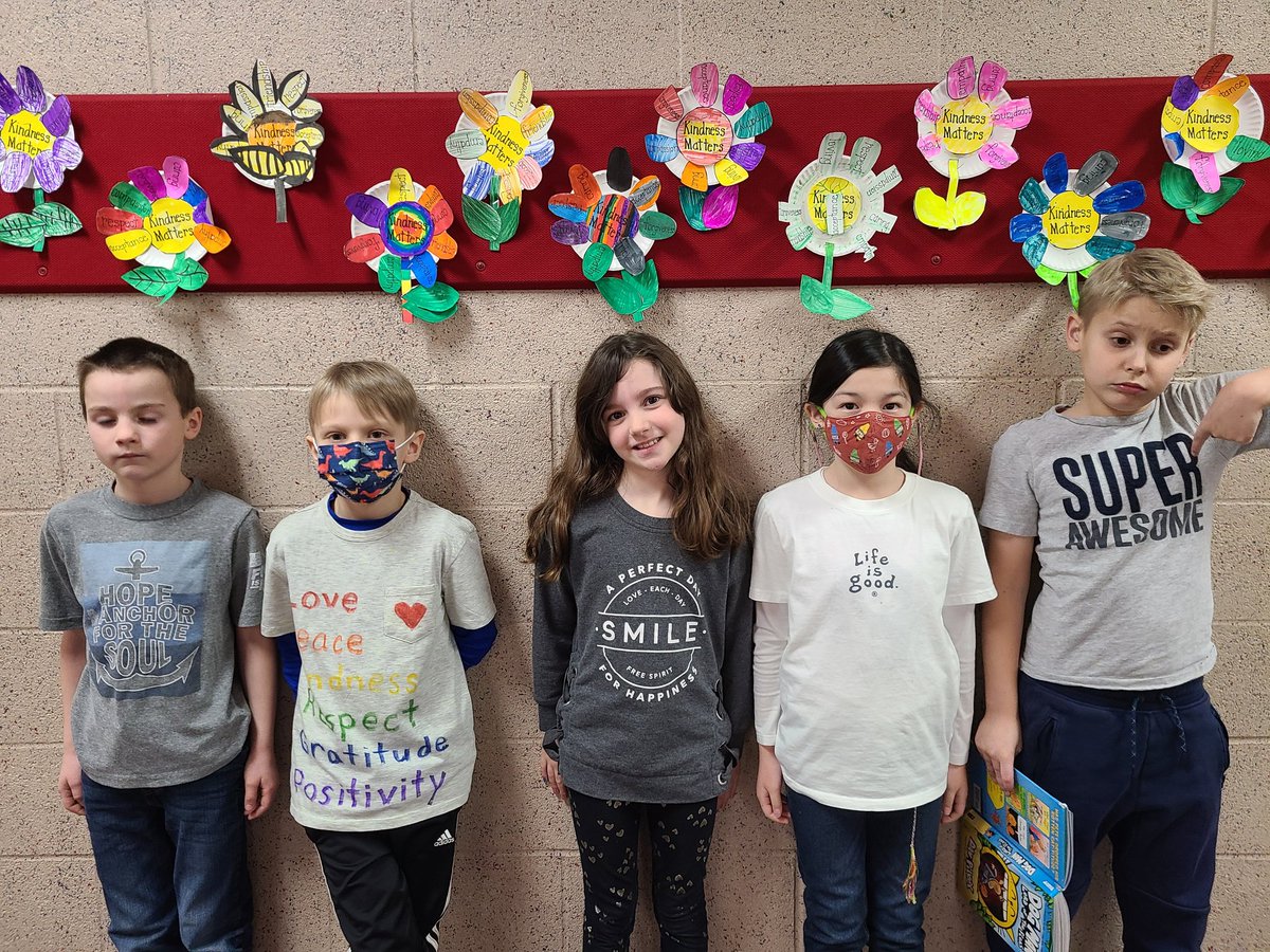 MrsPatyksclass's tweet photo. Check out the positive messages on our shirts! 💙 #kenstoninspired https://t.co/mp422O1xb0