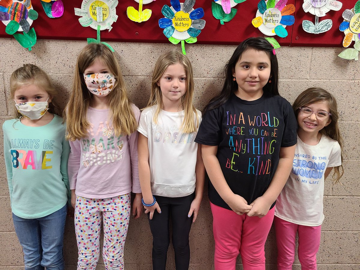 MrsPatyksclass's tweet photo. Check out the positive messages on our shirts! 💙 #kenstoninspired https://t.co/mp422O1xb0