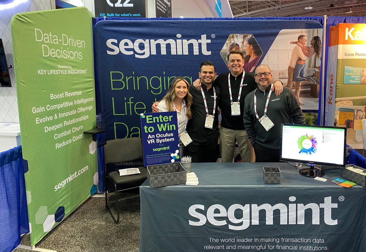 Segmint's tweet photo. Segmint Brings Life to Data. Let us show you how.

Stop by booth 703 at today's #CUNAGAC to chat with our team.
Or, book an appointment here: https://t.co/kOdk23hbZU https://t.co/fIMTE6B60f