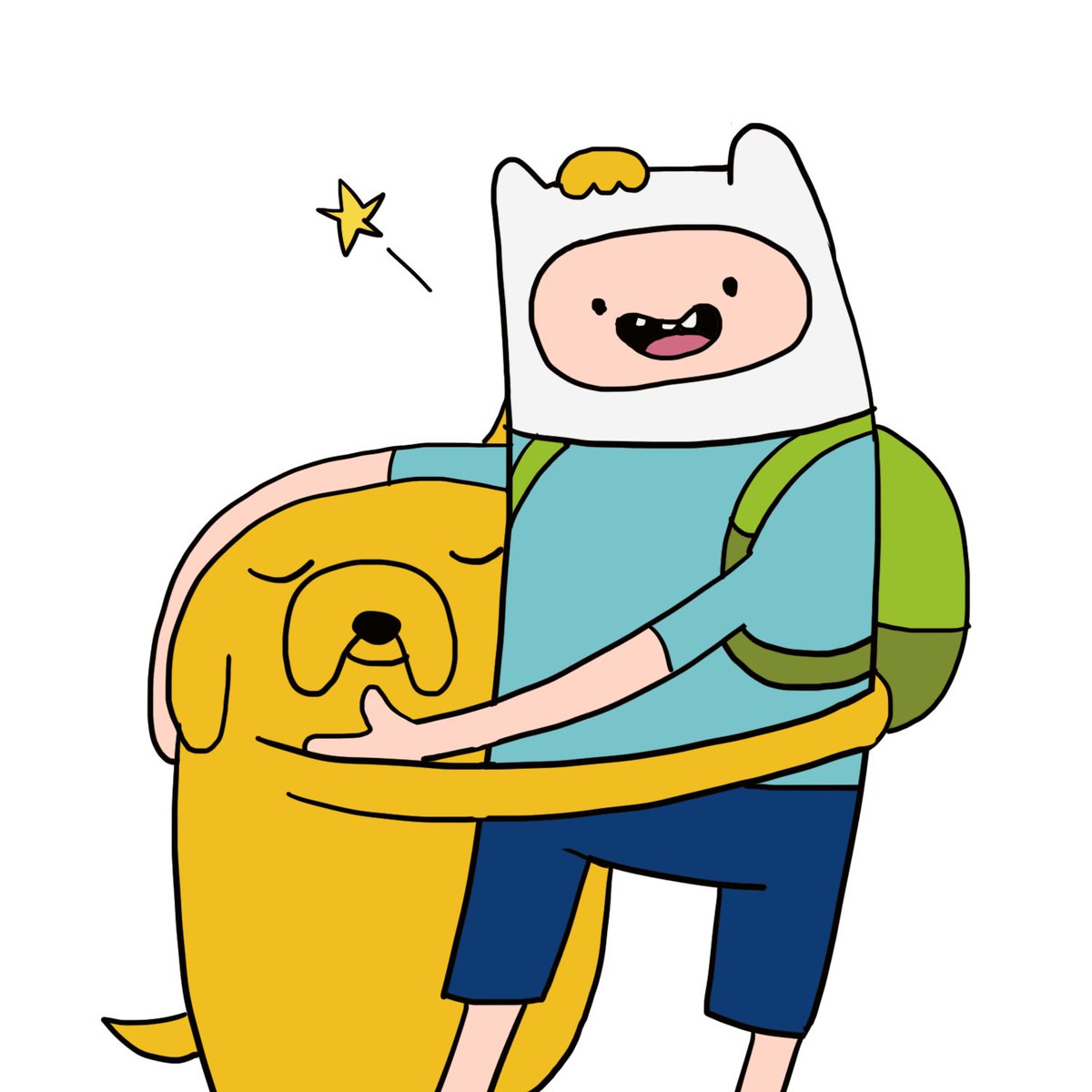 アイコンはアドベンチャータイムのフィンくんです 原稿のイラスト