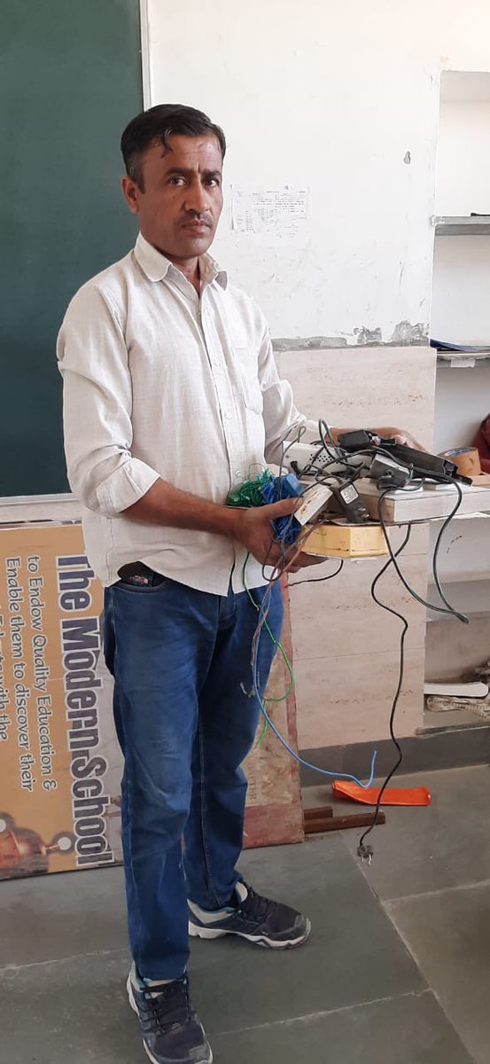 Thanks @MonalisaMishra The ModernSchool Barmer,Rajasthan 4 being part of #riseup4ewaste Intl’ #servicelearning Project joining #EWasteCollection Drive. Cheers!

#riseup4ewaste is #weschools #servicelearning Project #EWaste #awareness #recycling #ISTE #TechforGood  #MicrosoftEDU