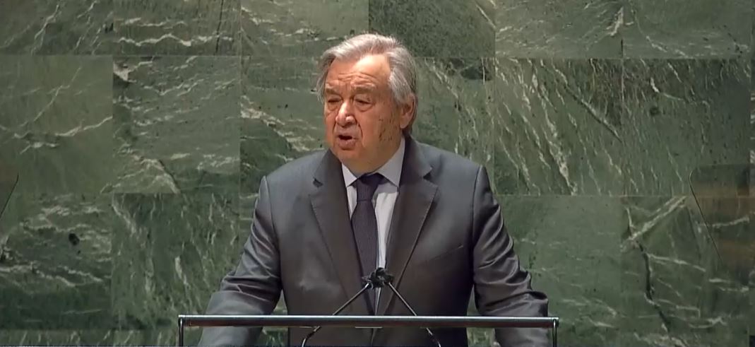 RaoulRenard's tweet photo. 11th Emergency Special Session of #UNGA is under way. Some strong remarks from the PGA and Sec Gen. Guterres: 

"War is not the answer. It is death, human suffering, senseless destruction, and an immense distraction from the real challenges facing humanity... We need peace now." https://t.co/cVkLoIGxTD