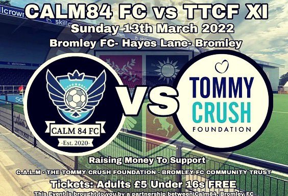 After a rigorous selection process the squad has been selected for our first ever charity match v @calm84fc Plenty of familiar faces in the line up, so make sure to come down and support both teams at @bromleyfc SUNDAY 13 MARCH 5.30pm KO
