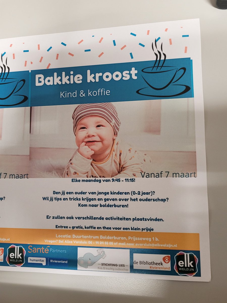 Creatieve medewerkers bij @ElkWelzijn. Niet alleen nuttige activiteit waar veel behoefte aan is, maar ook leuke titel:-))
Net als "mannen met pannen", de nieuwe kookclub Bolderburen. #Culemborg