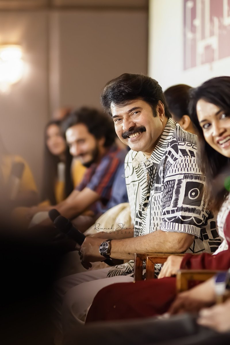 mammukka's tweet photo. #Bheeshmaparvam Press Meet https://t.co/bTAkcF4nsv