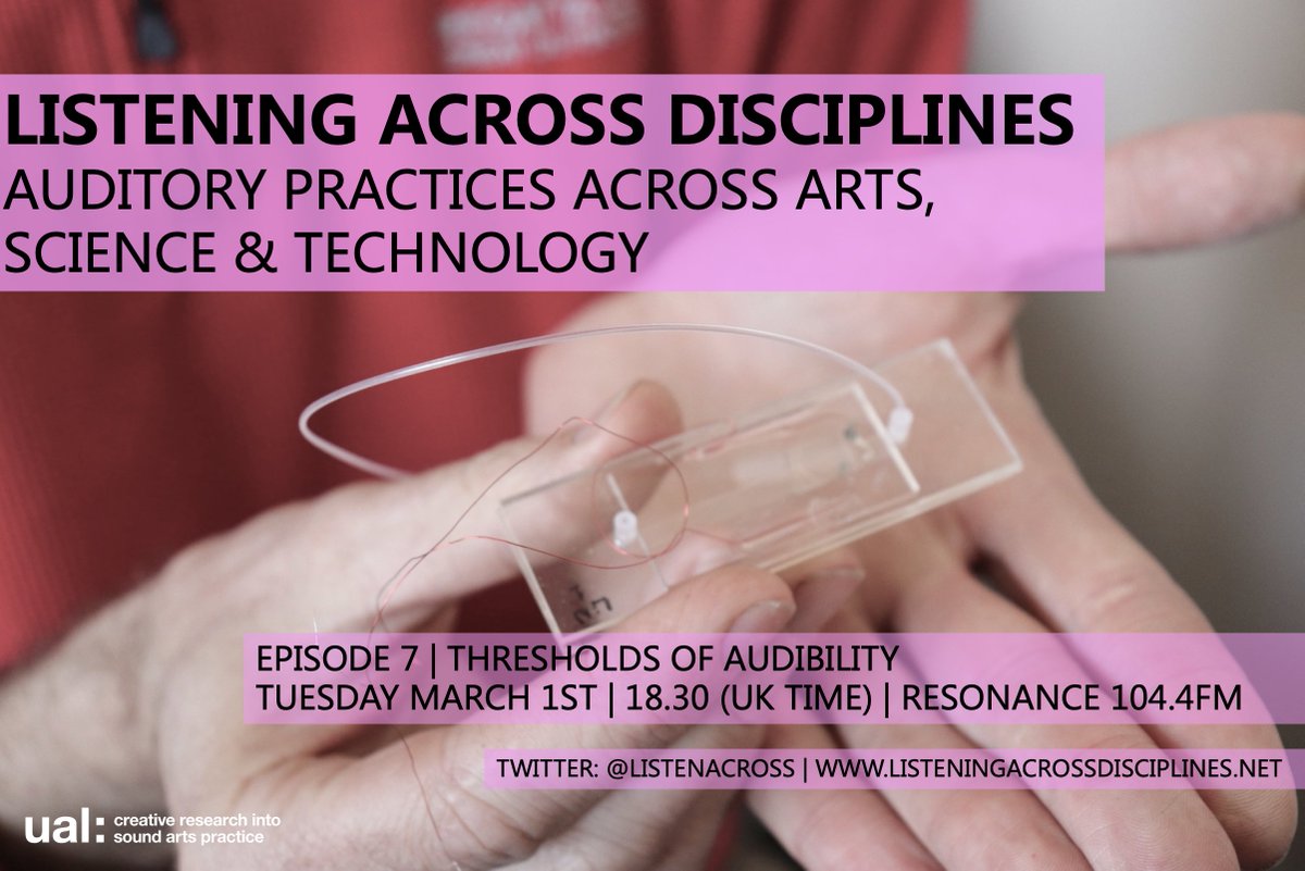 Listening Across Disciplines II tweet media