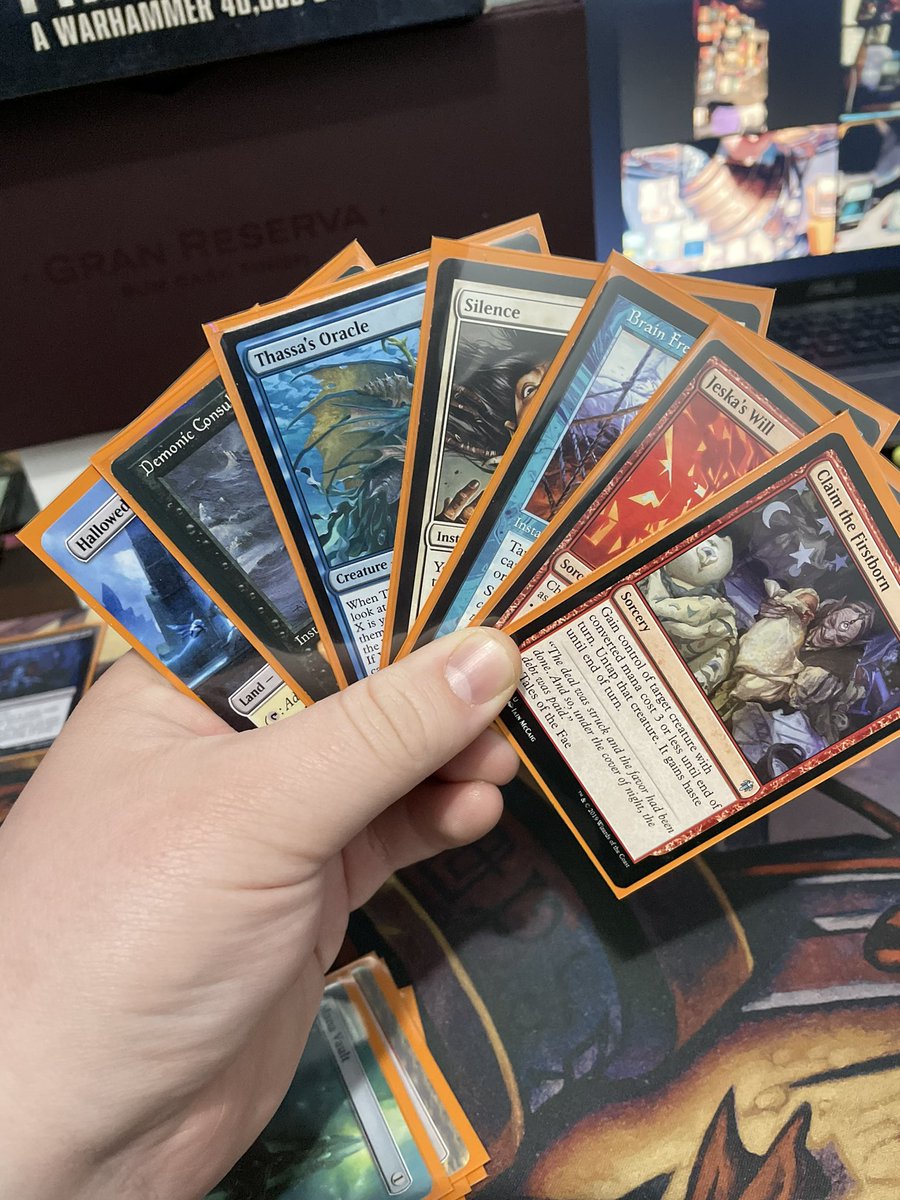 josh_kovatch's tweet photo. When your hand in a Codie deck is gas, but you gotta wait for 5 extra turns to pass before your next turn. Ok.
I scooped. NO DOY.
#mtg #cedh #commander #thoracle #codie #wubrg #wotc #wizardsofthecoast #competitive #dusty #fast https://t.co/SAHF2PKN3Q