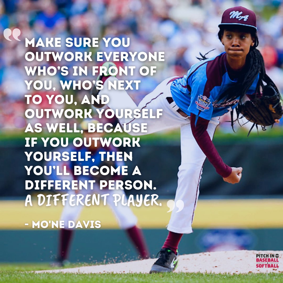 Pitch In For Baseball & Softball on X: To wrap up #BlackHistoryMonth,  we're recognizing Mo'ne Davis, the first African-American girl to play in  the @LittleLeague World Series. Davis' hard work and determination