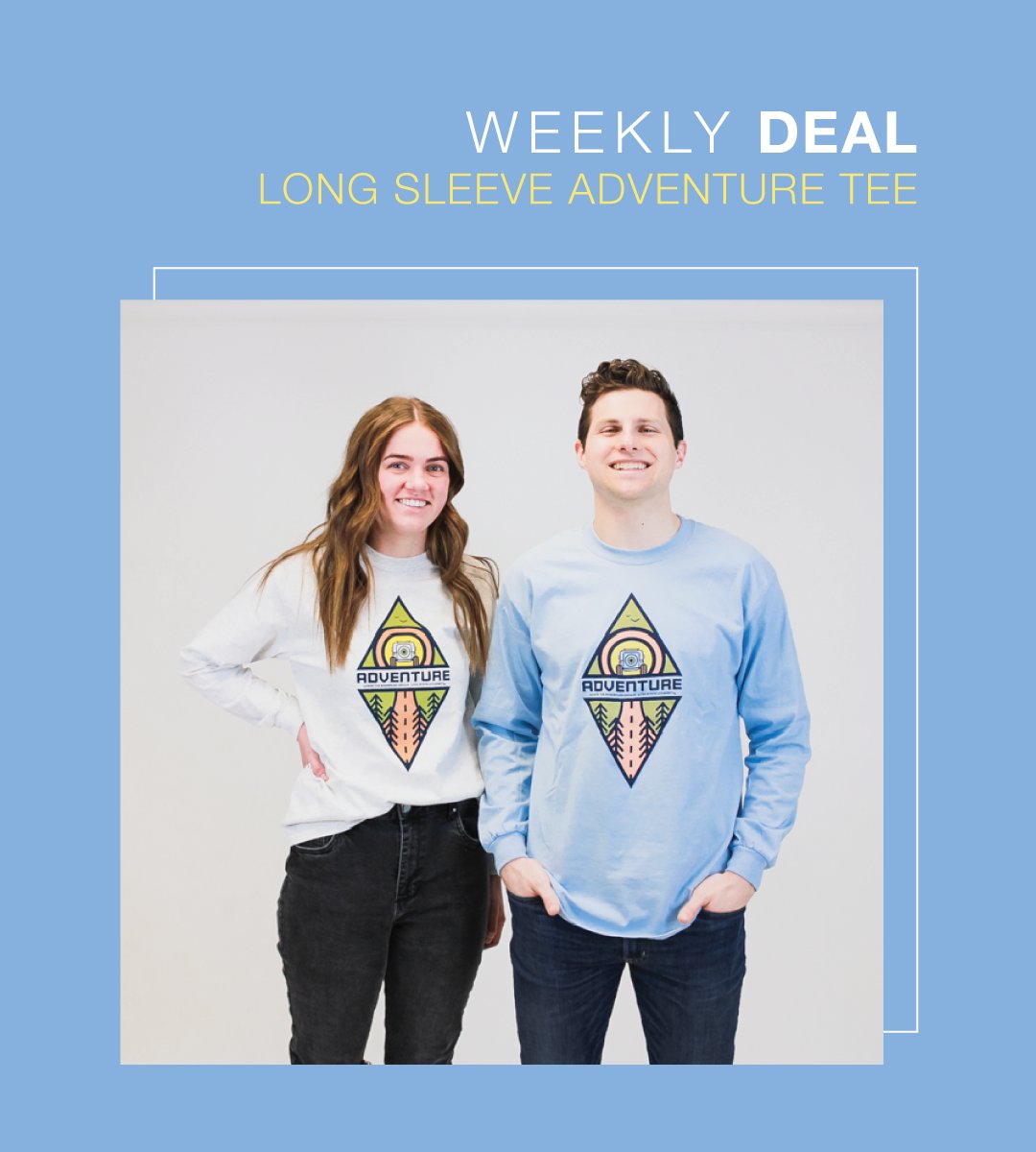 Get the perfect tee for your next adventure! ☀️
•
Shop in-store or online while supplies last.

usucampusstore.com/c-398-weekly-d…