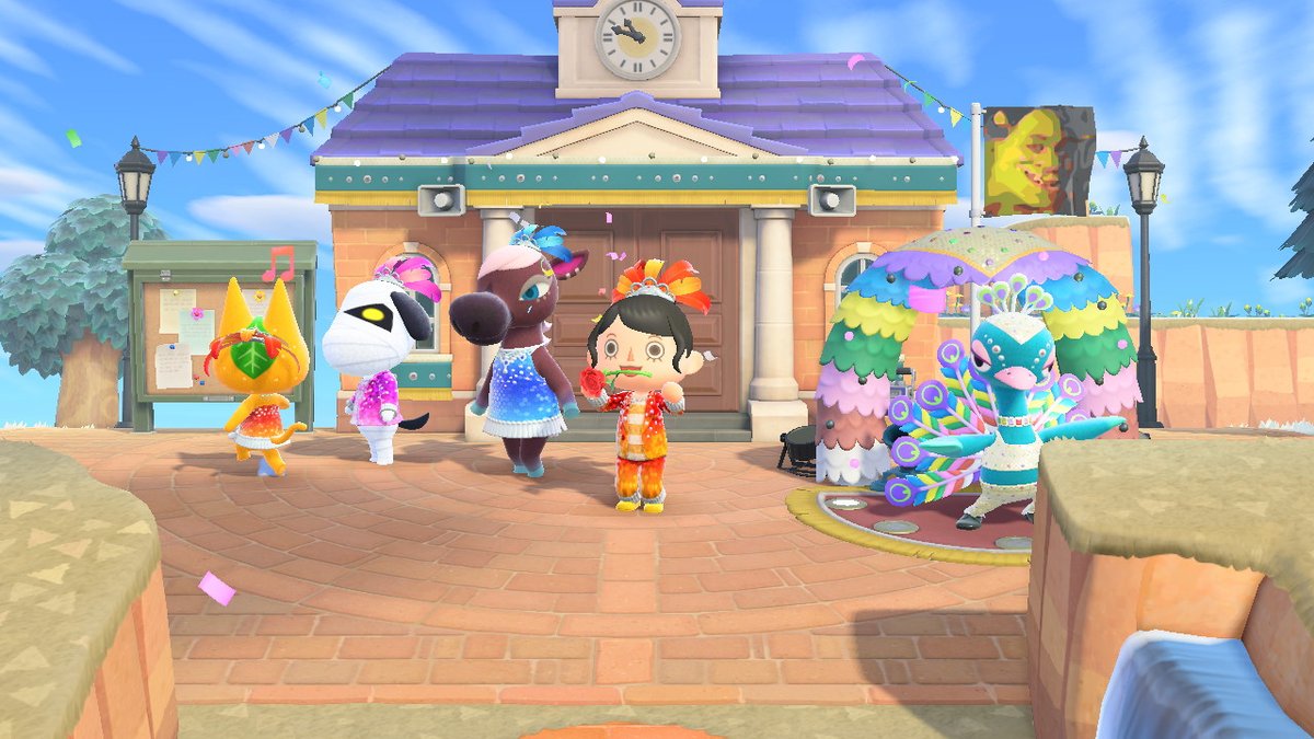 friendorcrow's tweet photo. Happy Festivale! #AnimalCrossing #ACNH #NintendoSwitch https://t.co/SvexPopa11