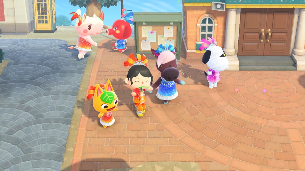 friendorcrow's tweet photo. Happy Festivale! #AnimalCrossing #ACNH #NintendoSwitch https://t.co/SvexPopa11