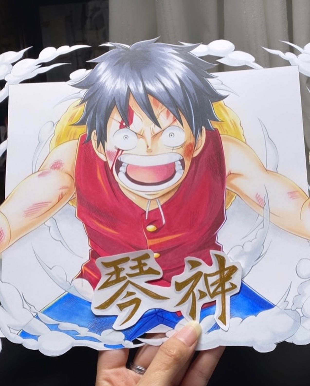 琴神 A Twitter ワンピース ルフィ Onepiece ルフィイラスト モンキーdルフィ ワンピースイラスト イラスト 描いてみた T Co T1lsmwb19f Twitter
