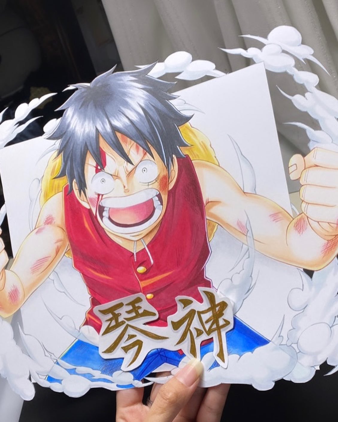 琴神 ワンピース ルフィ Onepiece ルフィイラスト モンキーdルフィ ワンピースイラスト イラスト 描いてみた T Co T1lsmwb19f Twitter