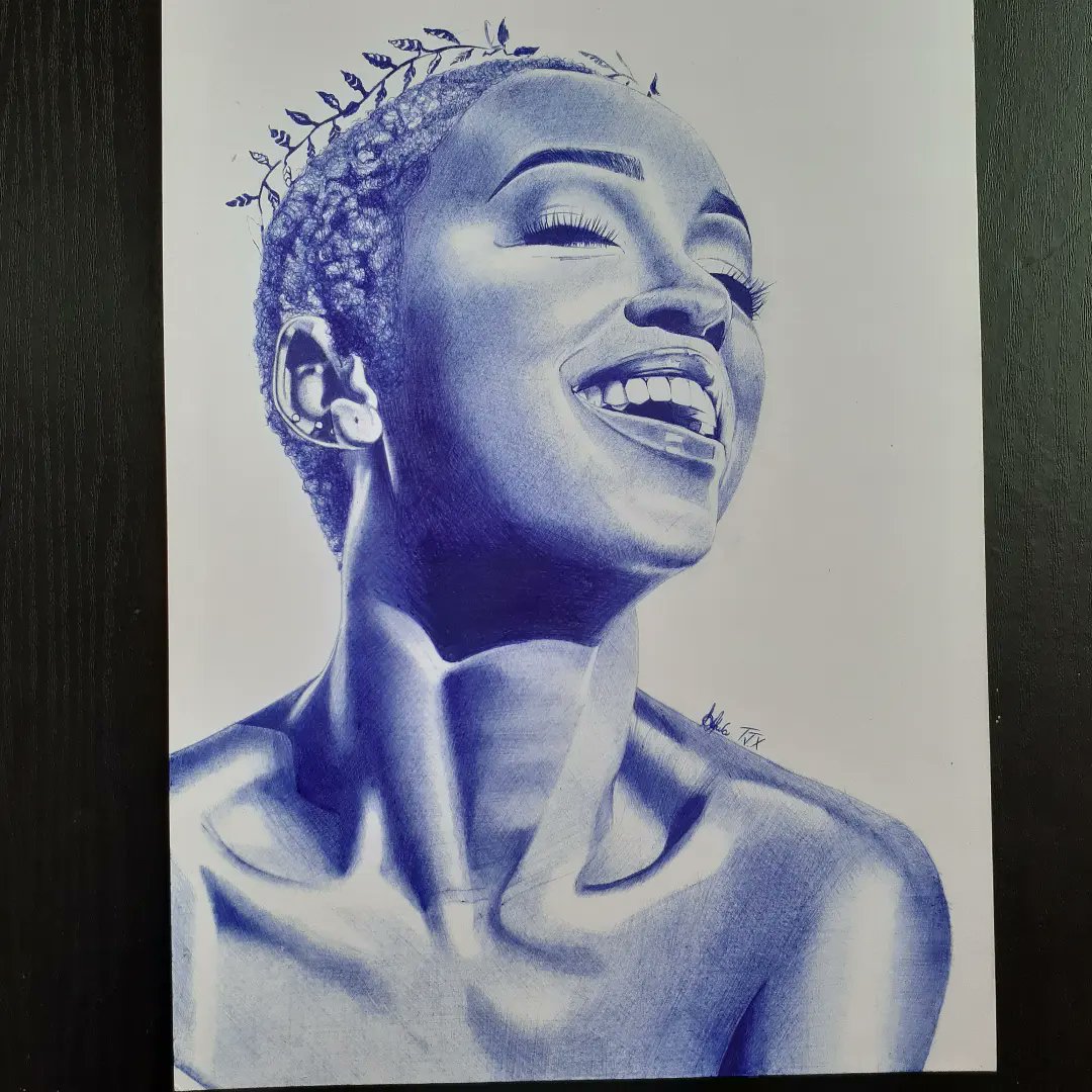 Final drawing fully inspired by <a href="/Nandi_Madida/">Nandi Madida</a> 💙💙💙